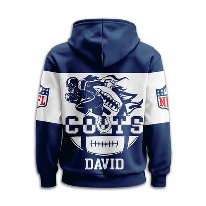 Indianapolis Colts | Premium Touchdown Spirit Personalized Hoodie Td
