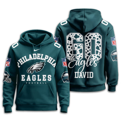 Philadelphia Eagles Premium Custom Game Day Hoodie Td