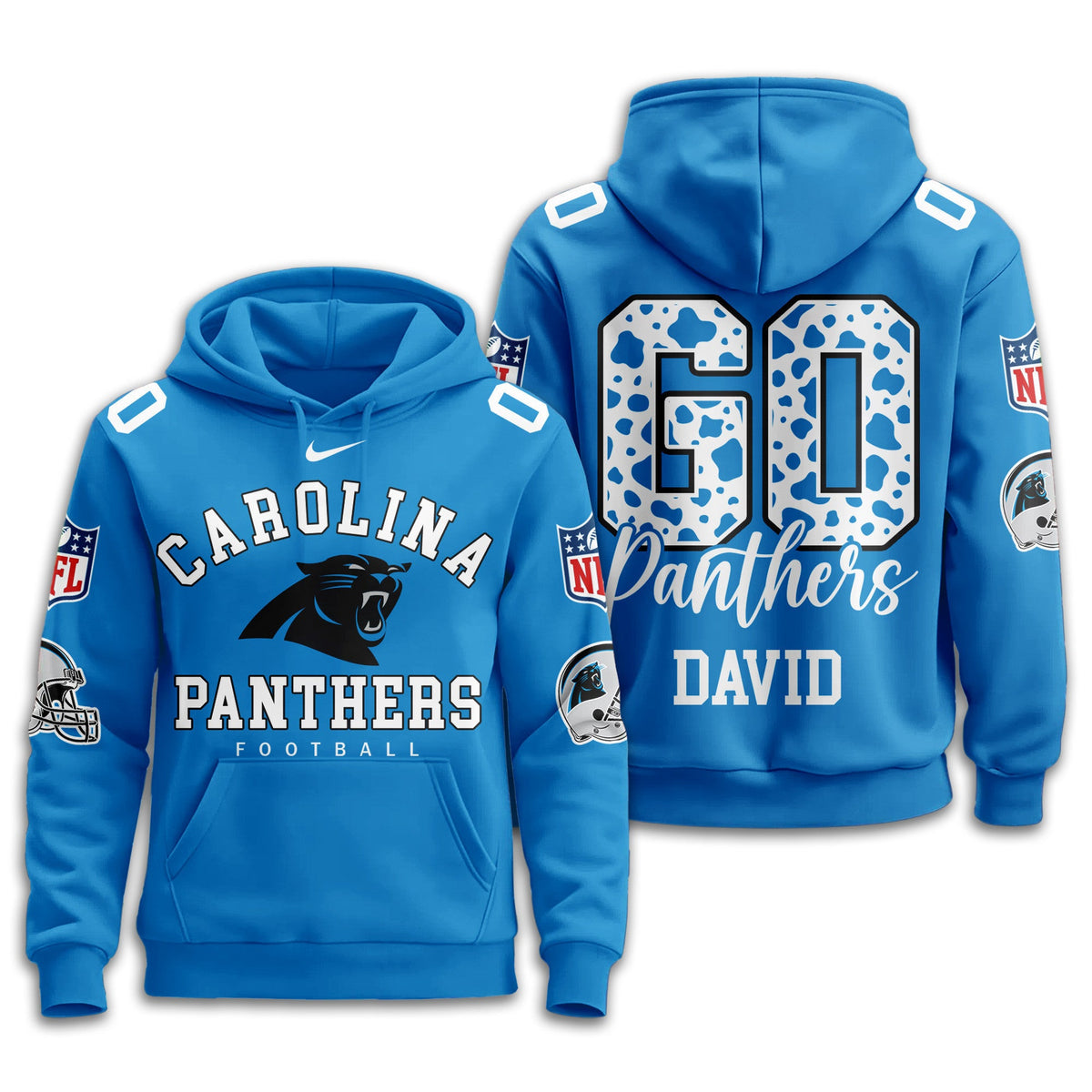 Carolina Panthers Premium Custom Game Day Hoodie Td