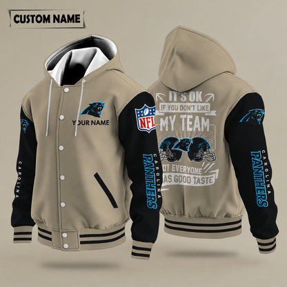 Carolina Panthers It's Ok If You Don't Like My Team Hooded Letterman J