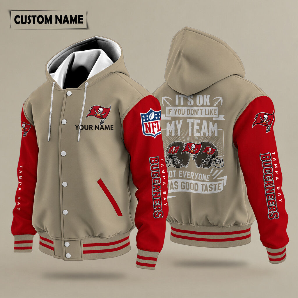 Tampa Bay Buccaneers It's Ok If You Don't Like My Team Hooded Letterma