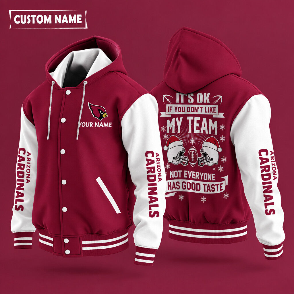 Arizona Cardinals It's Ok If You Don't Like My Team Christmas Hooded L