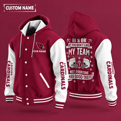 Arizona Cardinals It's Ok If You Don't Like My Team Christmas Hooded L