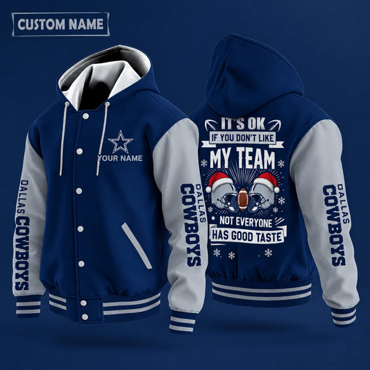 Dallas Cowboys It's Ok If You Don't Like My Team Christmas Hooded Lett