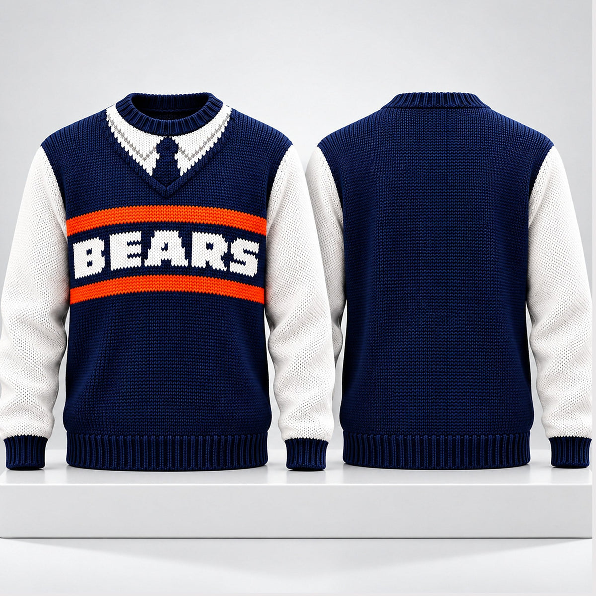 Mike Ditka Merch Bears Costume Christmas Ugly Sweater Mike Ditka Tribute Apparel Gifts For Fans