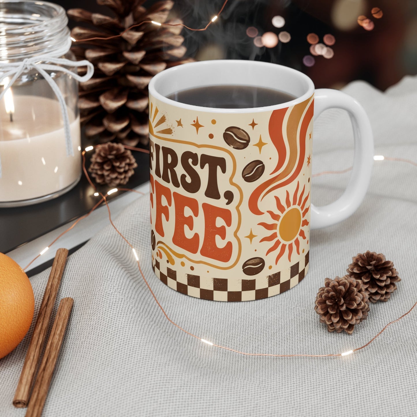 But First, Coffee – Funny Coffee Mug, 11oz Ceramic Mug
