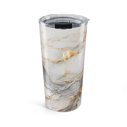 Minimalist Marble & Gold Foil 20oz Tumbler