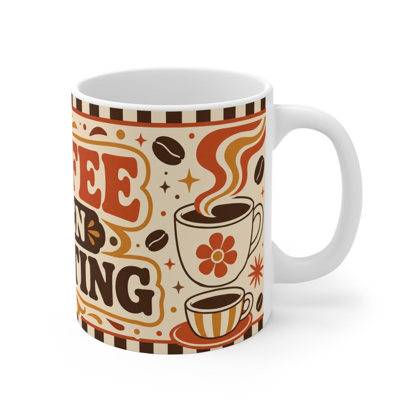 Coffee Then Adulting – Funny Coffee Mug, 11oz Ceramic Mug