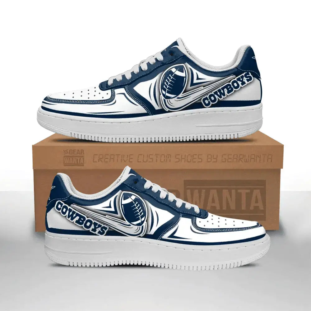 Air Force 1 Shoes Dallas Cowboys Air Shoes Custom NAF Sneakers For Fans