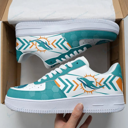 Air Force 1 Shoes Miami Dolphins Af1 Sneakers 50