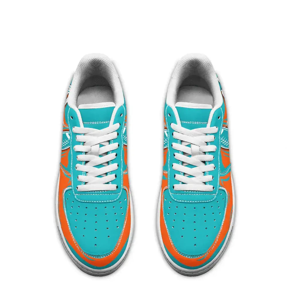 Air Force 1 Shoes Miami Dolphins Air Shoes Custom NAF Sneakers For Fans