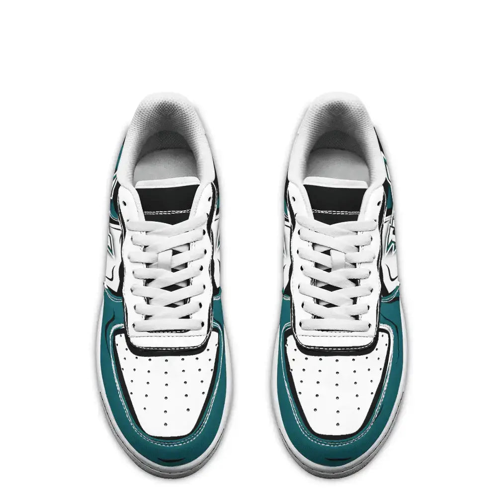 Air Force 1 Shoes Philadelphia Eagles Air Sneakers Custom NAF Shoes For Fan