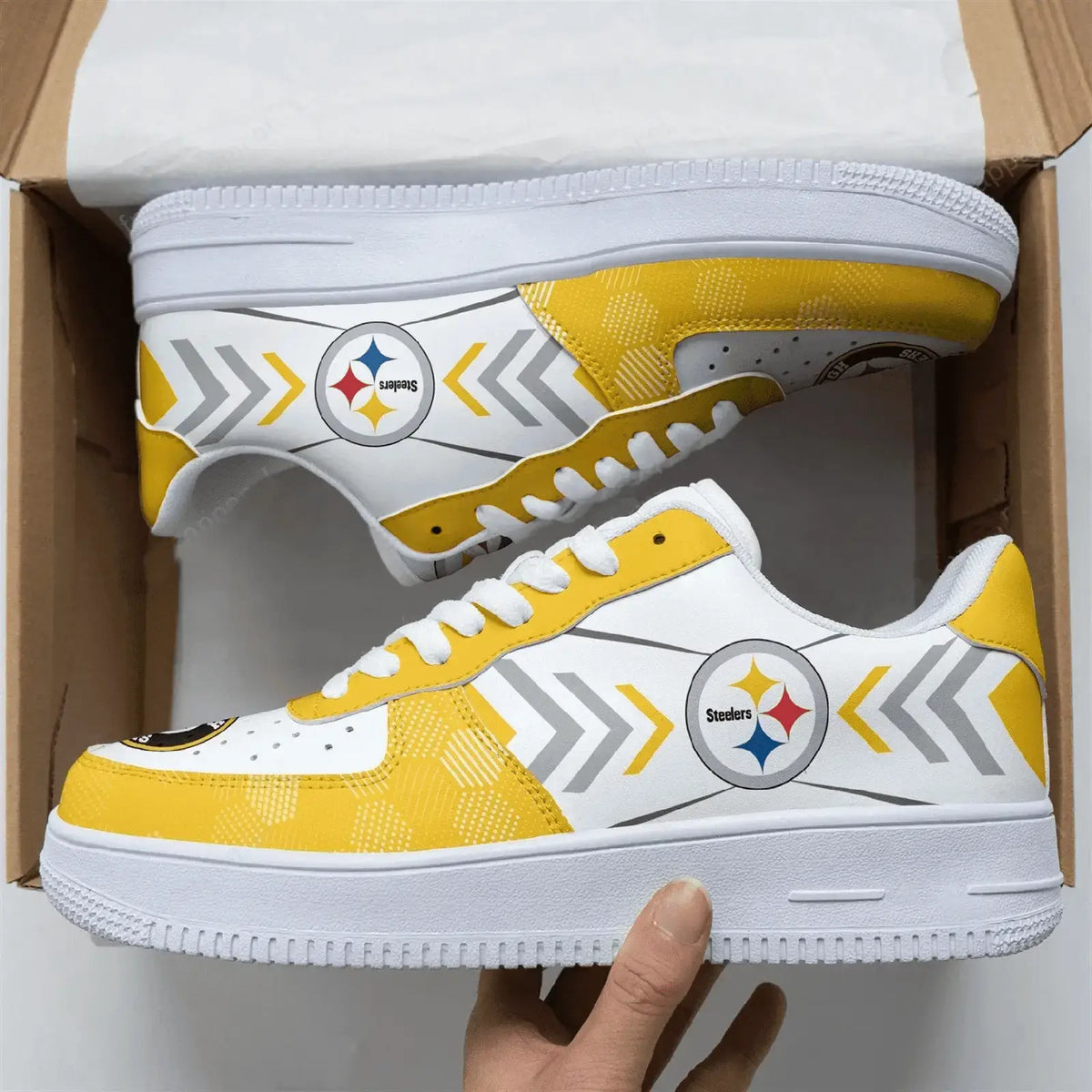 Air Force 1 Shoes Pittsburgh Steelers Air Sneakers 53RB-NAF