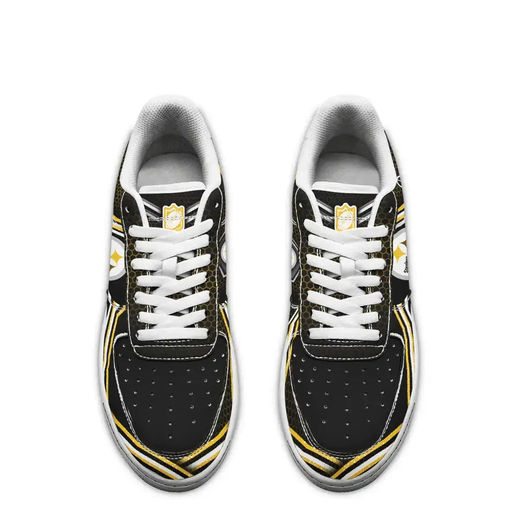 Air Force 1 Shoes Pittsburgh Steelers Air Sneakers Custom Force Shoes For Fans