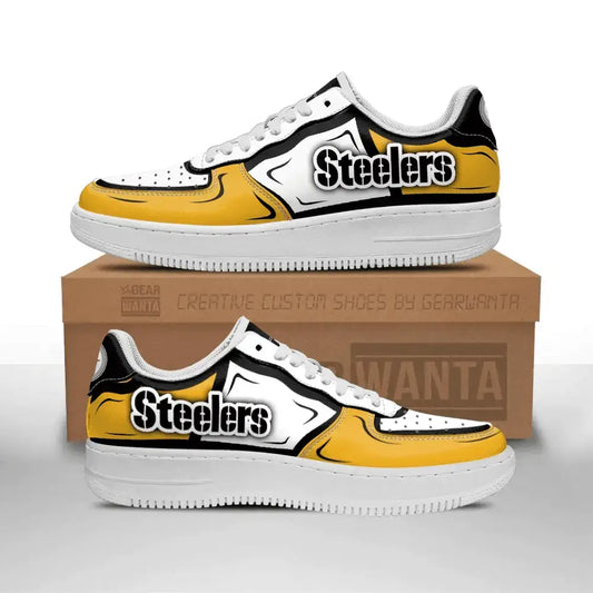 Air Force 1 Shoes Pittsburgh Steelers Air Sneakers Custom NAF Shoes For Fan