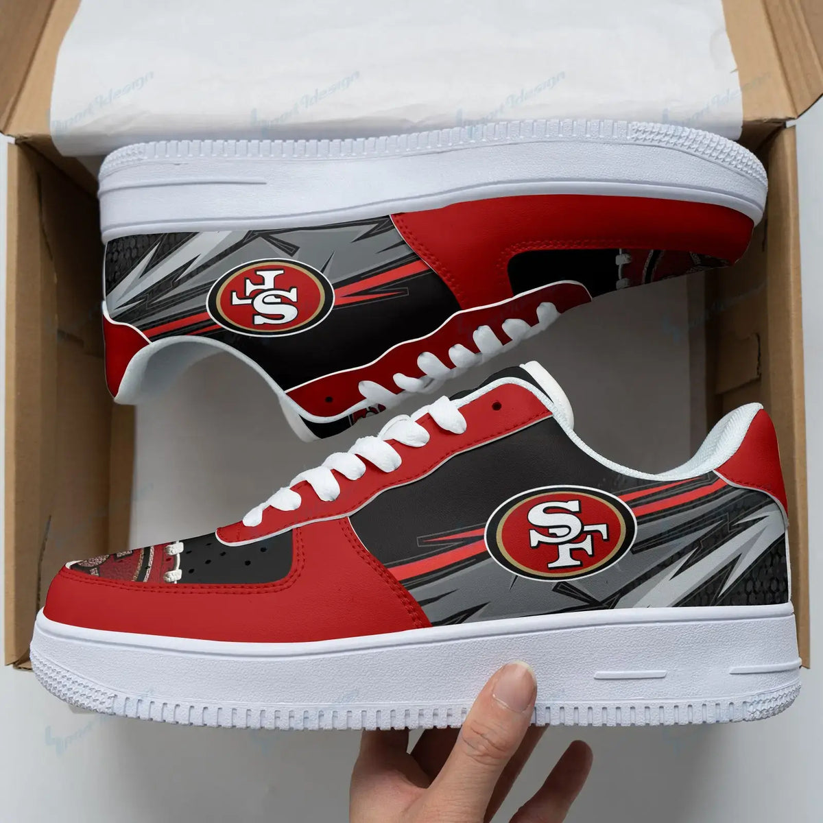 Air Force 1 Shoes San Francisco 49Ers Af1 Shoes 162