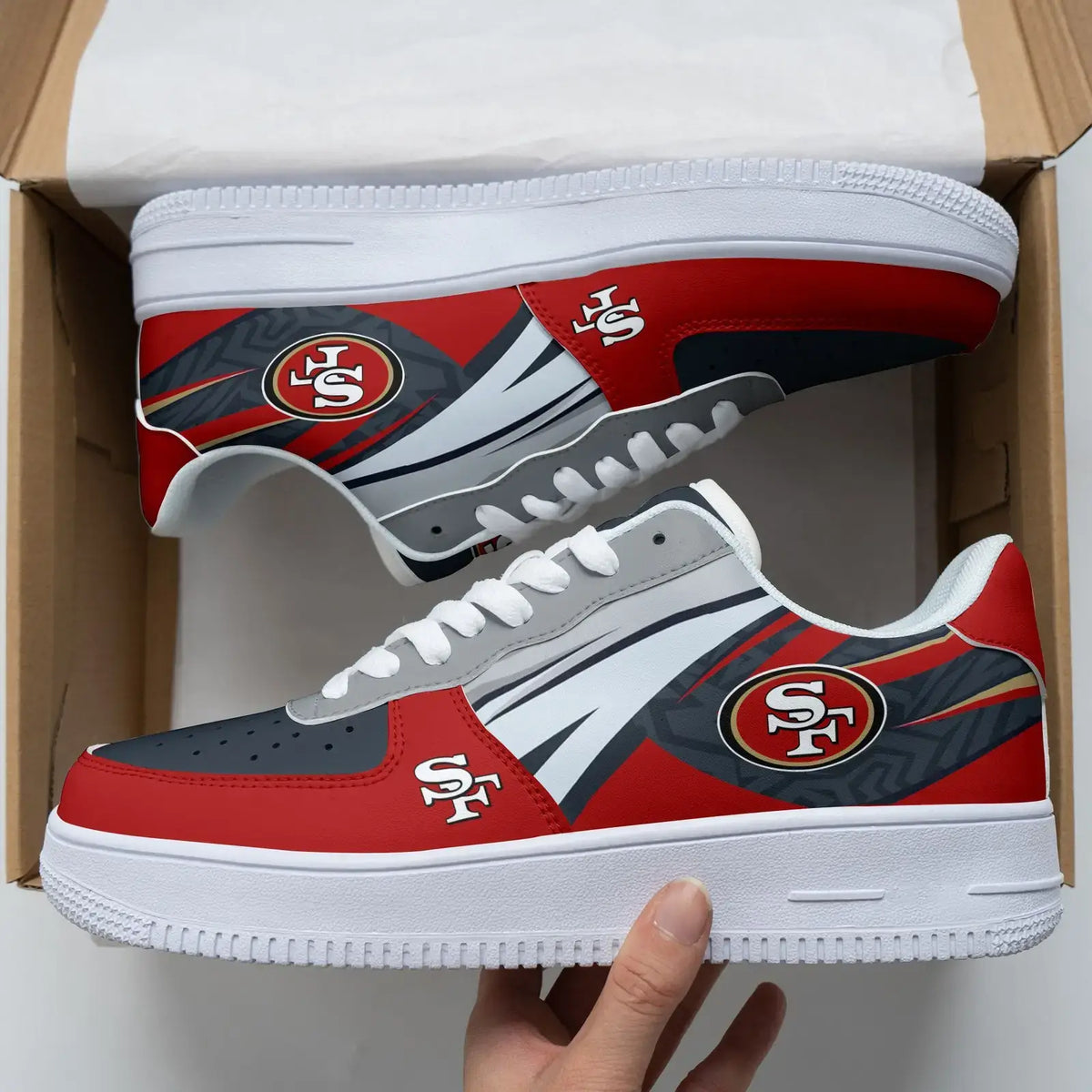 Air Force 1 Shoes San Francisco 49Ers Af1 Shoes 222