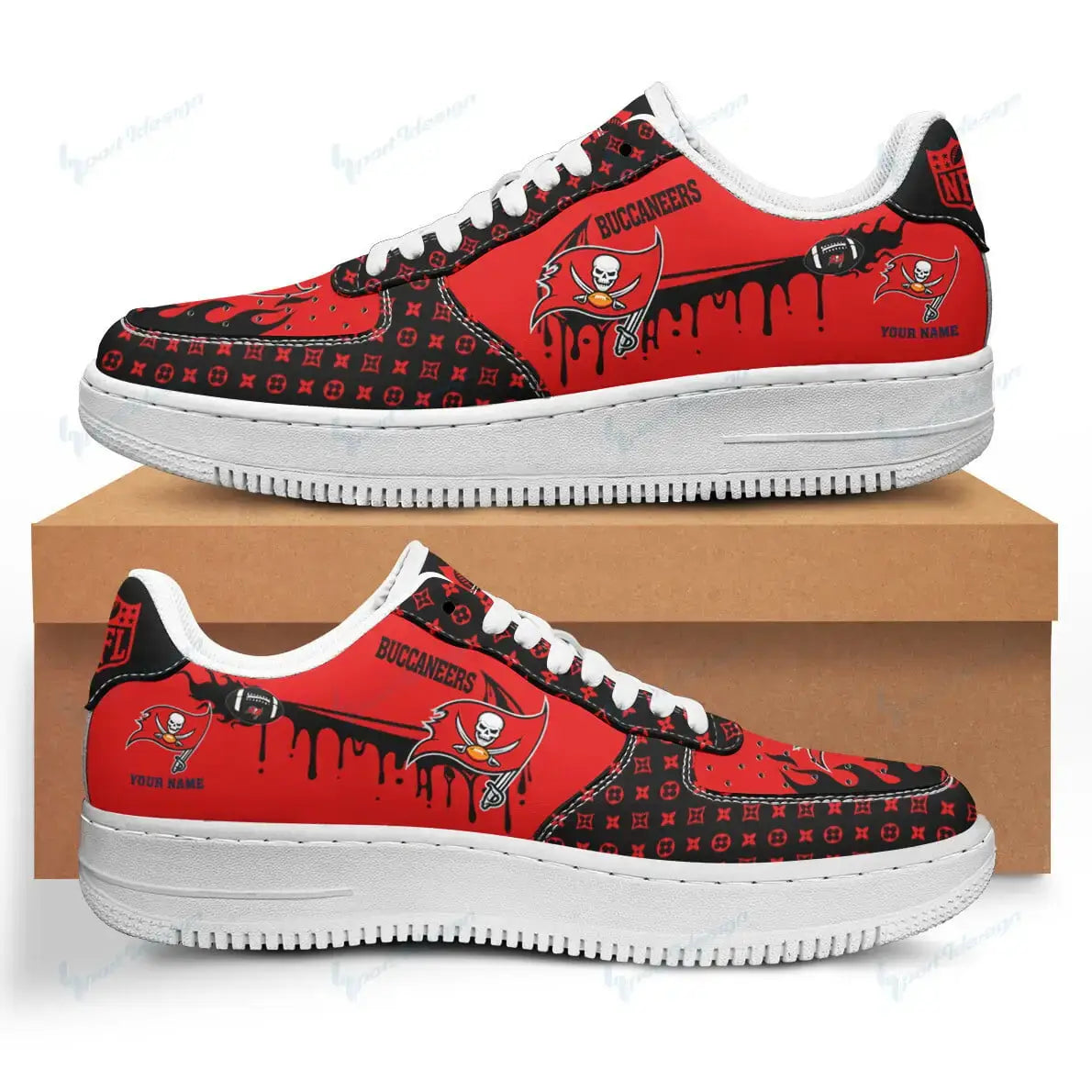 Air Force 1 Shoes Tampa Bay Buccaneers Af1 Shoes Bg72