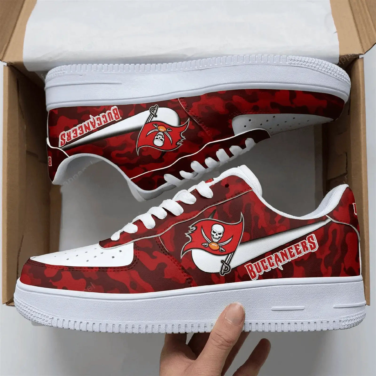 Air Force 1 Shoes Tampa Bay Buccaneers Air Sneakers 74RB-NAF