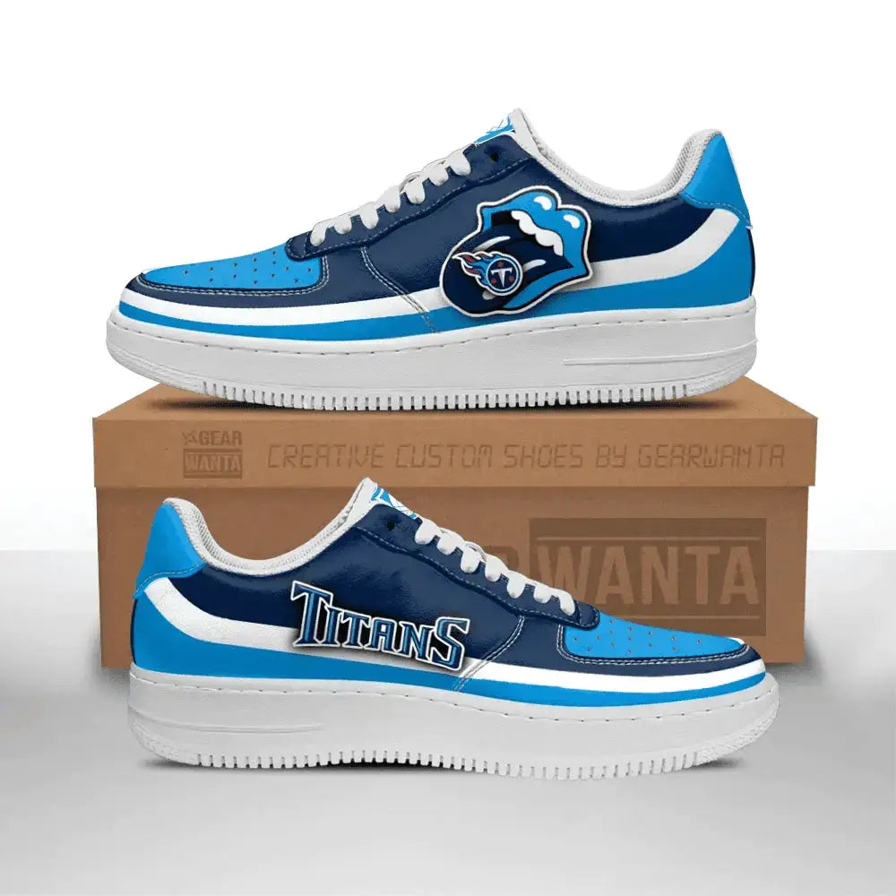 Air Force 1 Shoes Tennessee Titans Air Sneakers Custom Force Shoes Sexy Lips For Fans