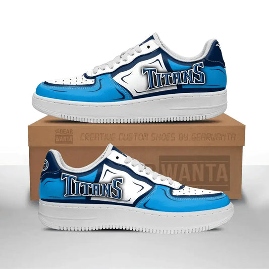 Air Force 1 Shoes Tennessee Titans Air Sneakers Custom NAF Shoes For Fan
