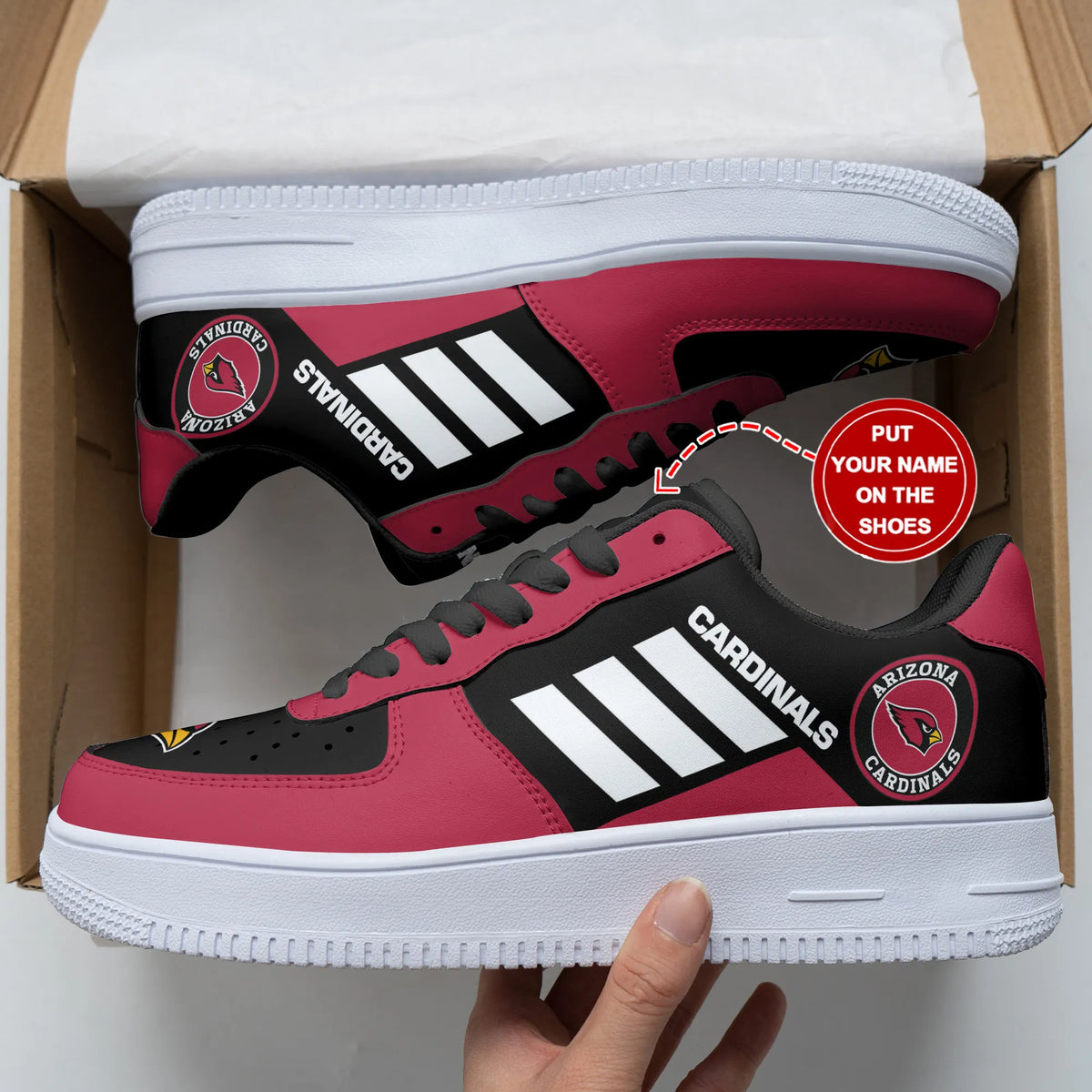 Arizona Cardinals Sport Team Air Force 1 Sneakers Shoes For Men And Women 663KH-4604