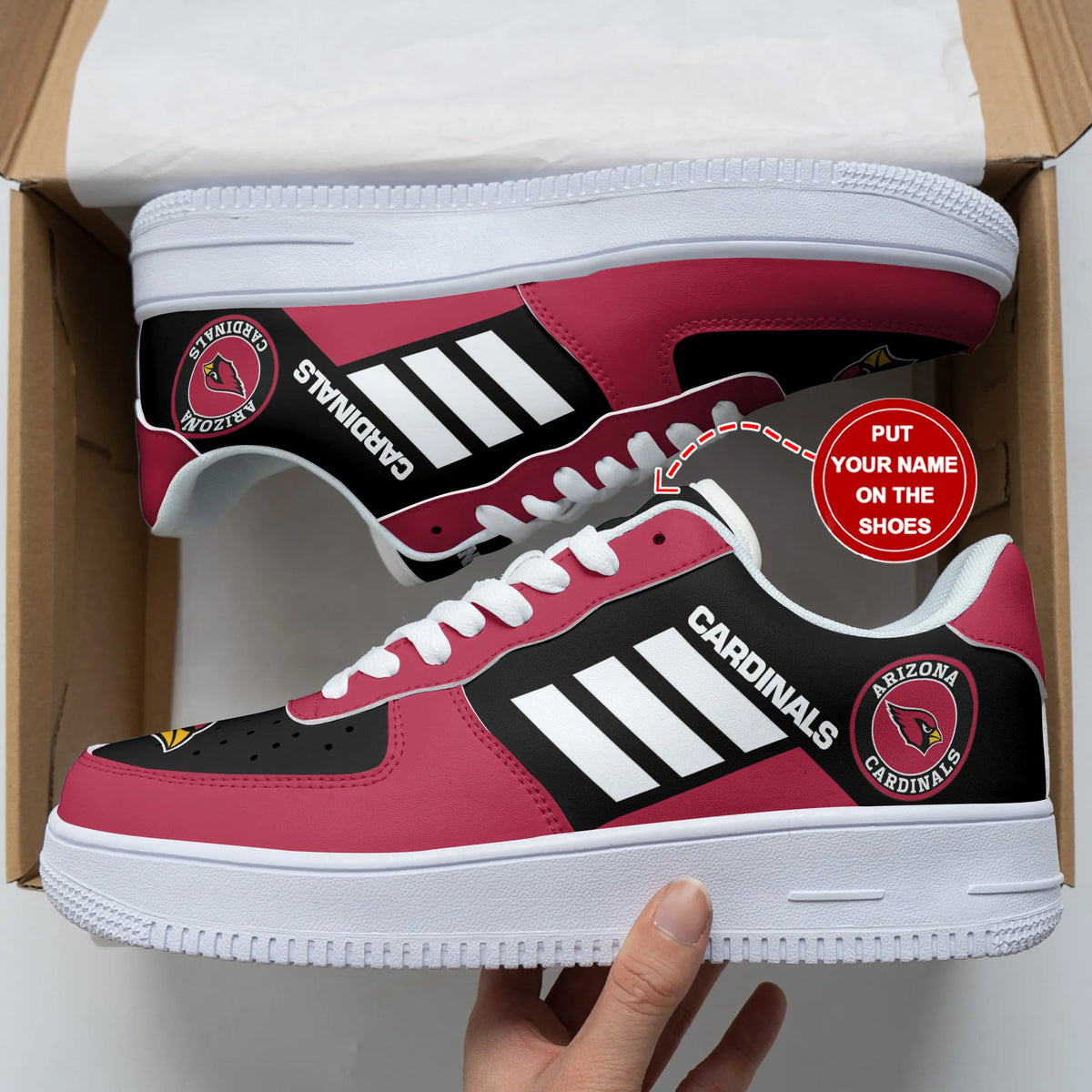Arizona Cardinals Sport Team Air Force 1 Sneakers Shoes For Men And Women 663KH-4604