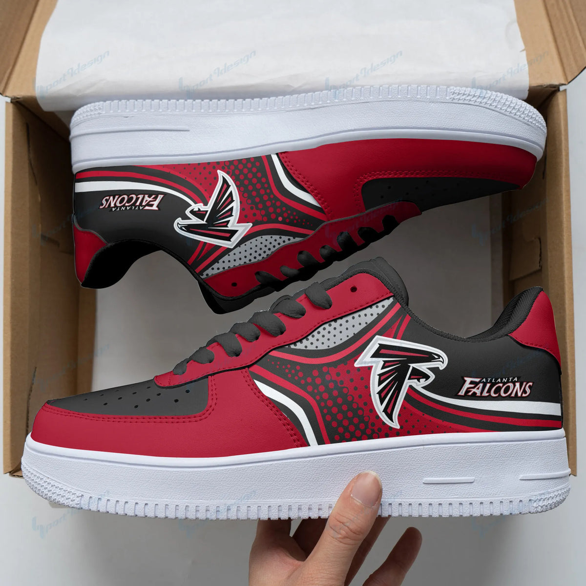 Atlanta Falcons Sport Team Air Force 1 Sneakers Shoes For Men And Women 411AK-1694