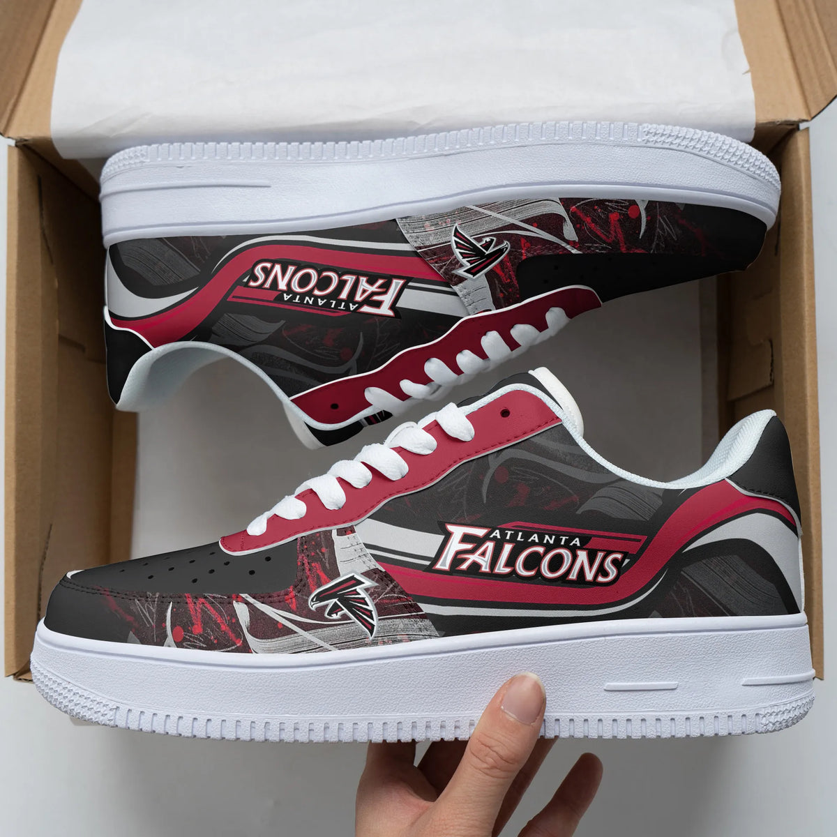 Atlanta Falcons Sport Team Air Force 1 Sneakers Shoes For Men And Women 446LA-3568