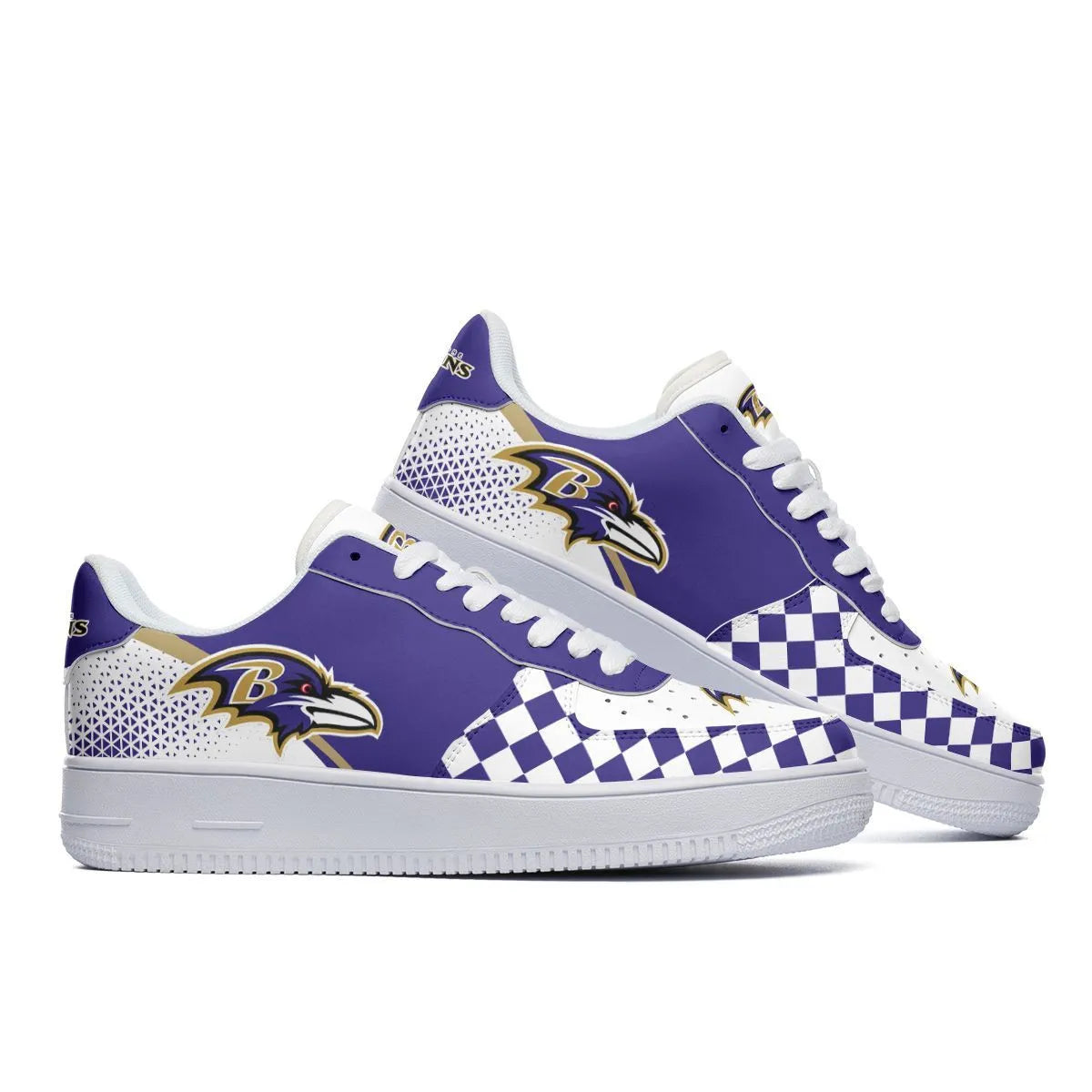 Baltimore Ravens Sport Team Air Force 1 Sneakers Shoes For Men And Women 165XO-2700