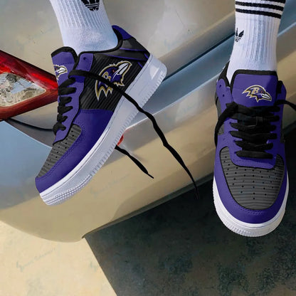 Baltimore Ravens Sport Team Air Force 1 Sneakers Shoes For Men And Women 331EL-4770