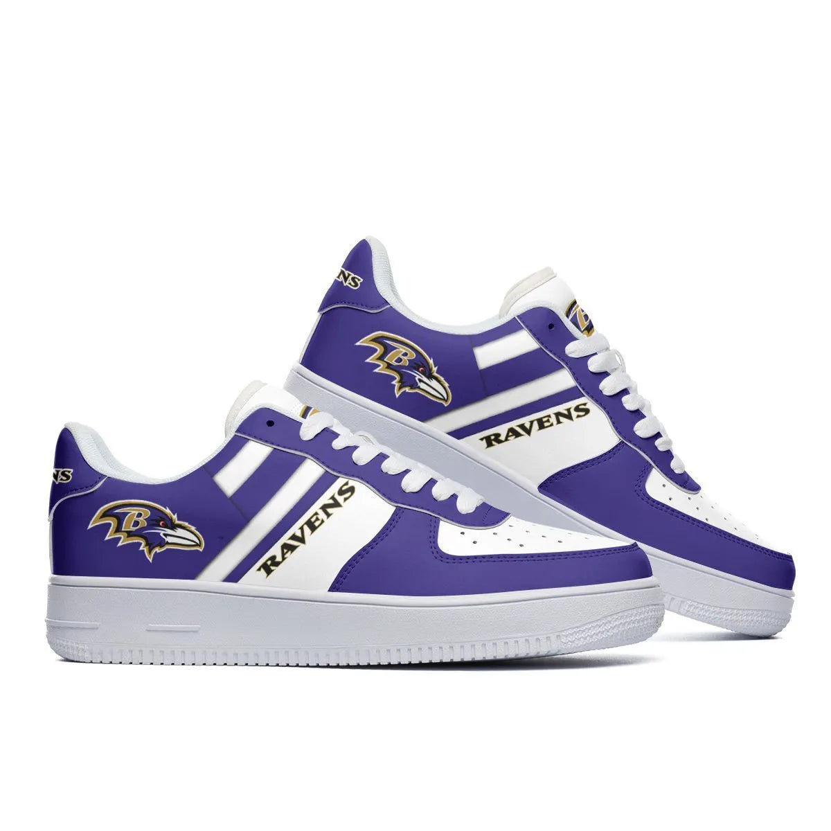 Baltimore Ravens Sport Team Air Force 1 Sneakers Shoes For Men And Women 227BJ-1931