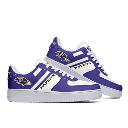 Baltimore Ravens Sport Team Air Force 1 Sneakers Shoes For Men And Women 227BJ-1931