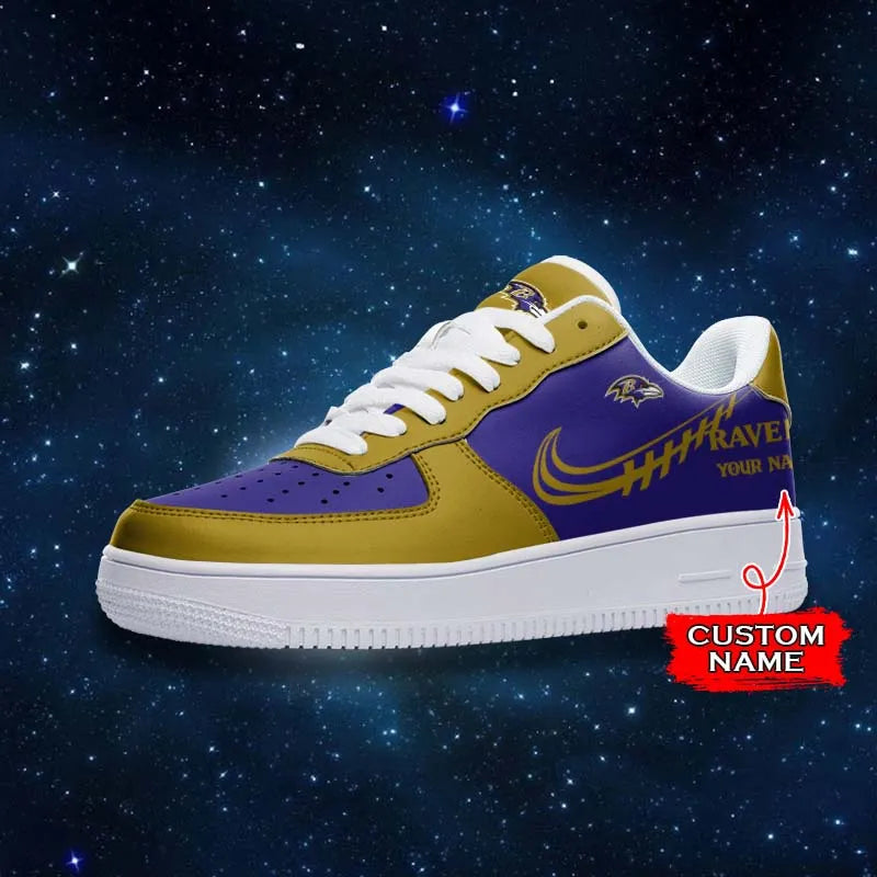 Baltimore Ravens Sport Team Air Force 1 Sneakers Shoes For Men And Women 204QZ-7767
