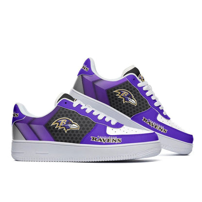 Baltimore Ravens Sport Team Air Force 1 Sneakers Shoes For Men And Women 388TB-9941