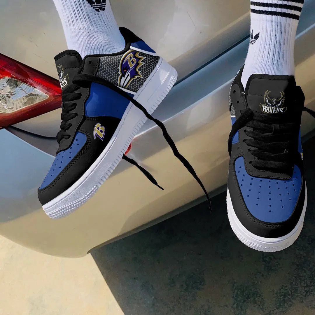 Baltimore Ravens Sport Team Air Force 1 Sneakers Shoes For Men And Women 323FL-7645