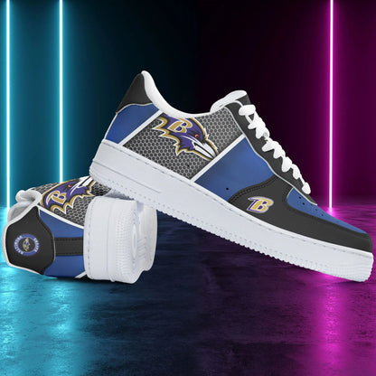 Baltimore Ravens Sport Team Air Force 1 Sneakers Shoes For Men And Women 323FL-7645