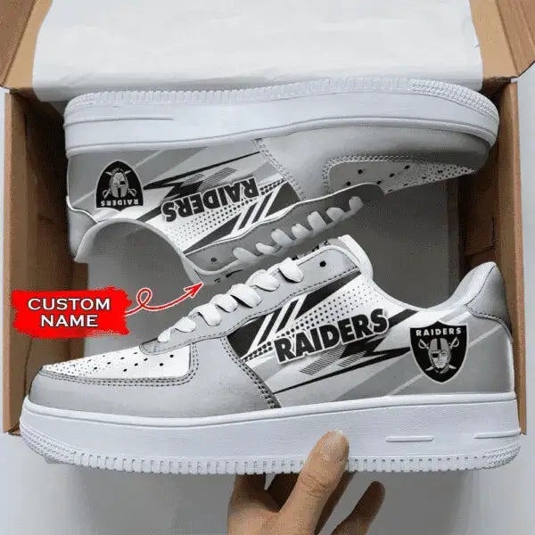 Las Vegas Raiders Personalized Air Force 1 Shoes