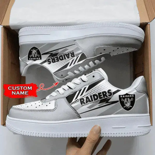 Las Vegas Raiders Personalized Air Force 1 Shoes