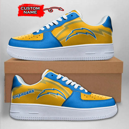 Los Angeles Chargers Sport Team Air Force 1 Sneakers Shoes For Men And Women 383EE-2691