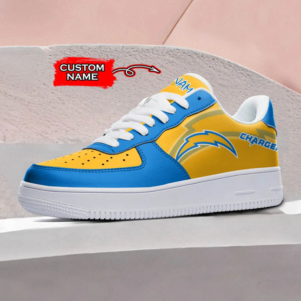 Los Angeles Chargers Sport Team Air Force 1 Sneakers Shoes For Men And Women 383EE-2691
