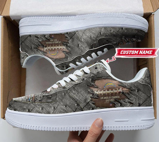 Los Angeles Chargers Sport Team Air Force 1 Sneakers Shoes For Men And Women 533OS-2635