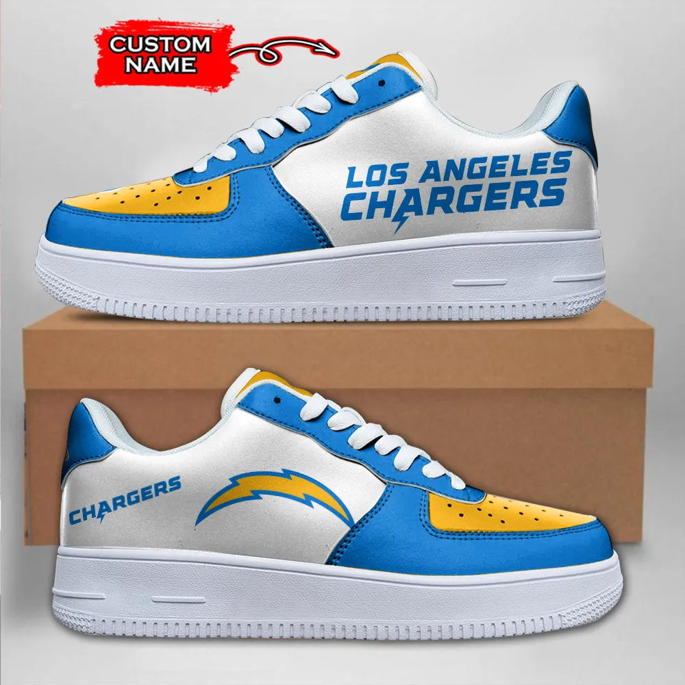 Los Angeles Chargers Sport Team Air Force 1 Sneakers Shoes For Men And Women 512VS-2465
