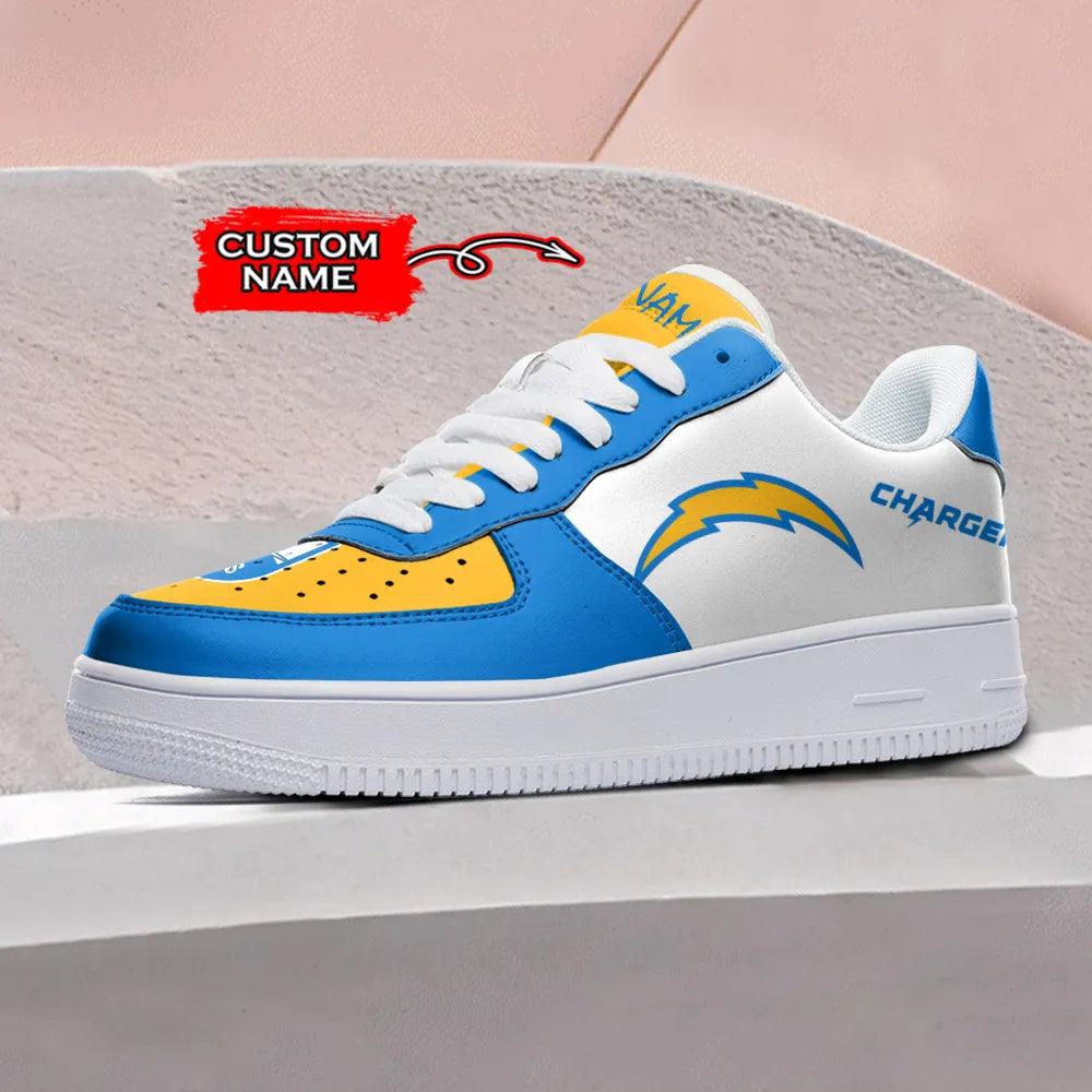 Los Angeles Chargers Sport Team Air Force 1 Sneakers Shoes For Men And Women 512VS-2465