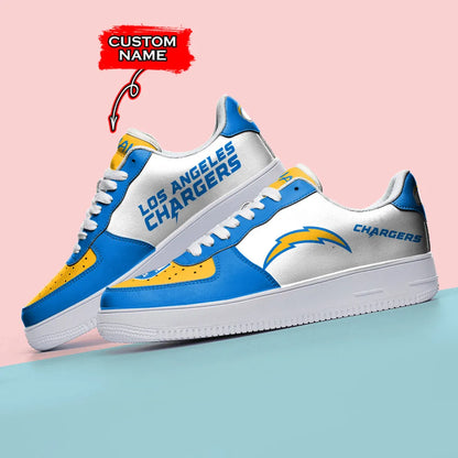 Los Angeles Chargers Sport Team Air Force 1 Sneakers Shoes For Men And Women 512VS-2465