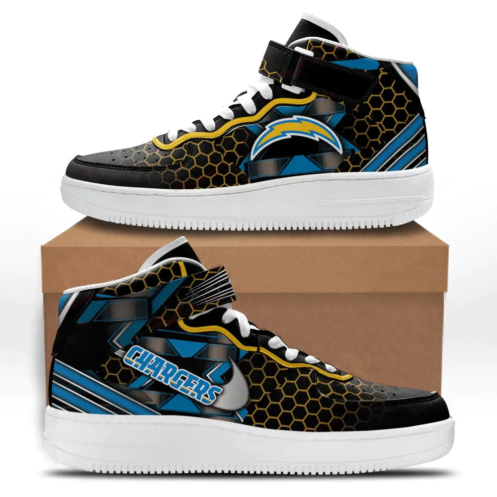 Los Angeles Chargers Sport Team Air Force 1 Sneakers Shoes For Men And Women 613TZ-1384