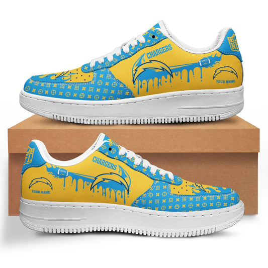 Los Angeles Chargers Sport Team Air Force 1 Sneakers Shoes For Men And Women 514BJ-9269