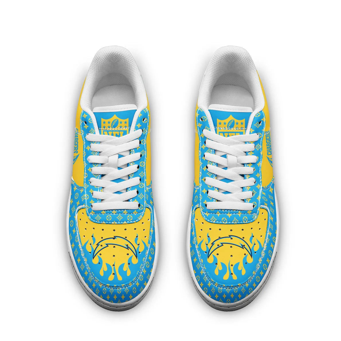 Los Angeles Chargers Sport Team Air Force 1 Sneakers Shoes For Men And Women 514BJ-9269