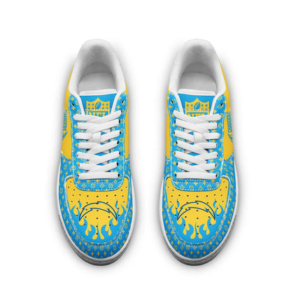 Los Angeles Chargers Sport Team Air Force 1 Sneakers Shoes For Men And Women 514BJ-9269