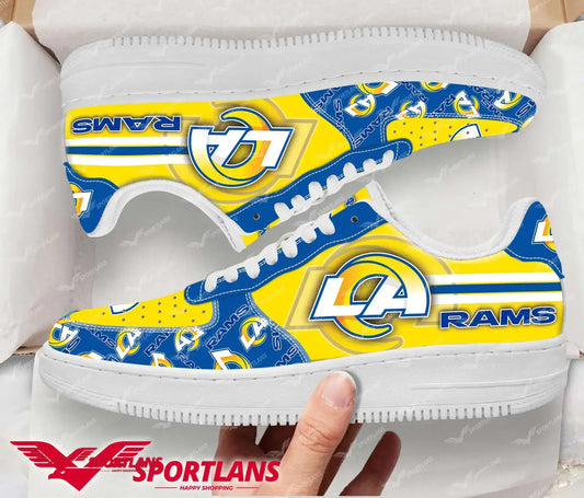 Los Angeles Rams Personalized Air Force 1 Shoes